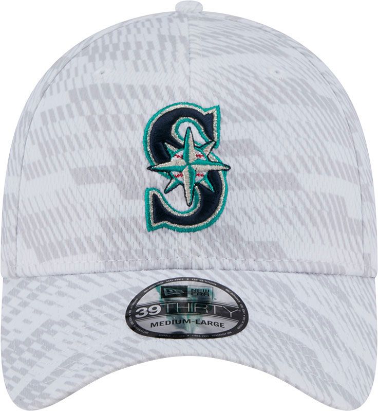 New Era Youth Seattle Mariners White Graded 39Thirty Stretch Fit Hat product image
