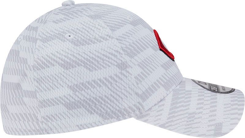 New Era Youth Cincinnati Reds White Graded 39Thirty Stretch Fit Hat product image