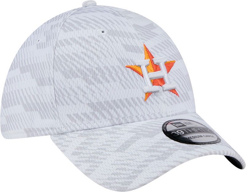 New Era Youth Houston Astros White Graded 39Thirty Stretch Fit Hat product image