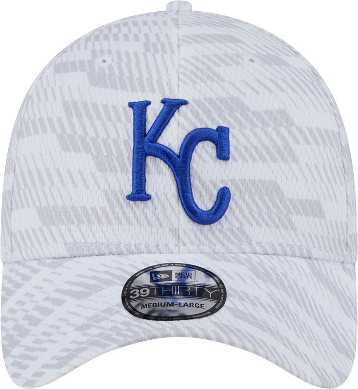 New Era Youth Kansas City Royals White Graded 39Thirty Stretch Fit Hat product image