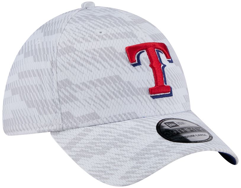 New Era Youth Texas Rangers White Graded 39Thirty Stretch Fit Hat product image
