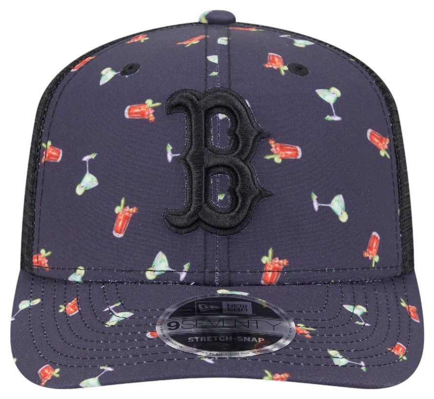 New Era Adult Boston Red Sox Black Pattern 9Seventy Adjustable Hat product image