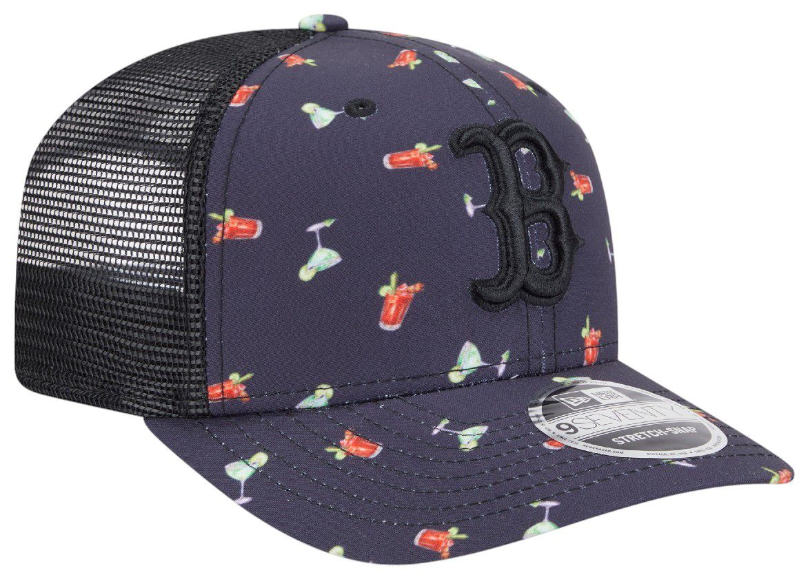 New Era Adult Boston Red Sox Black Pattern 9Seventy Adjustable Hat product image