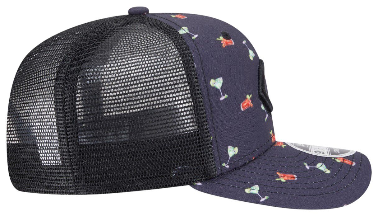 New Era Adult Cincinnati Reds Black Pattern 9Seventy Adjustable Hat product image