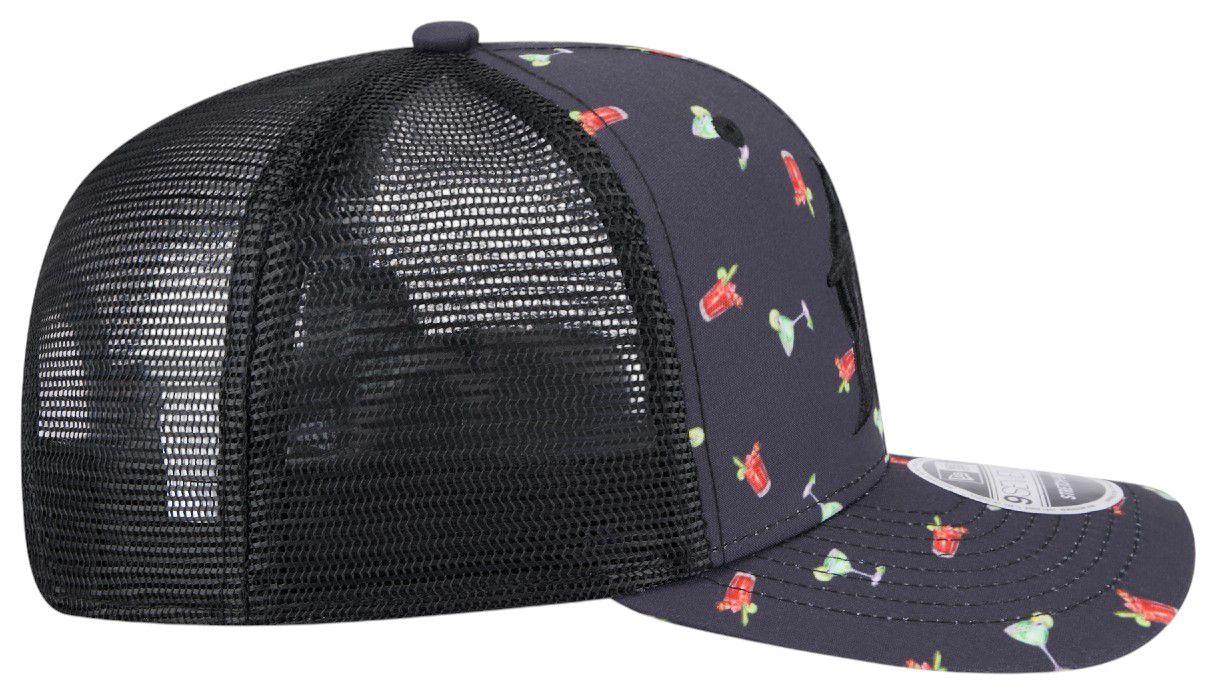 New Era Adult Miami Marlins Black Pattern 9Seventy Adjustable Hat product image