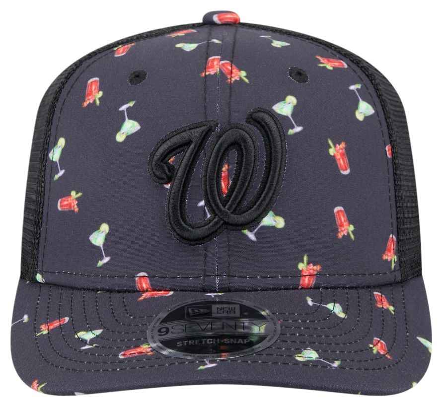 New Era Adult Washington Nationals Black Pattern 9Seventy Adjustable Hat product image