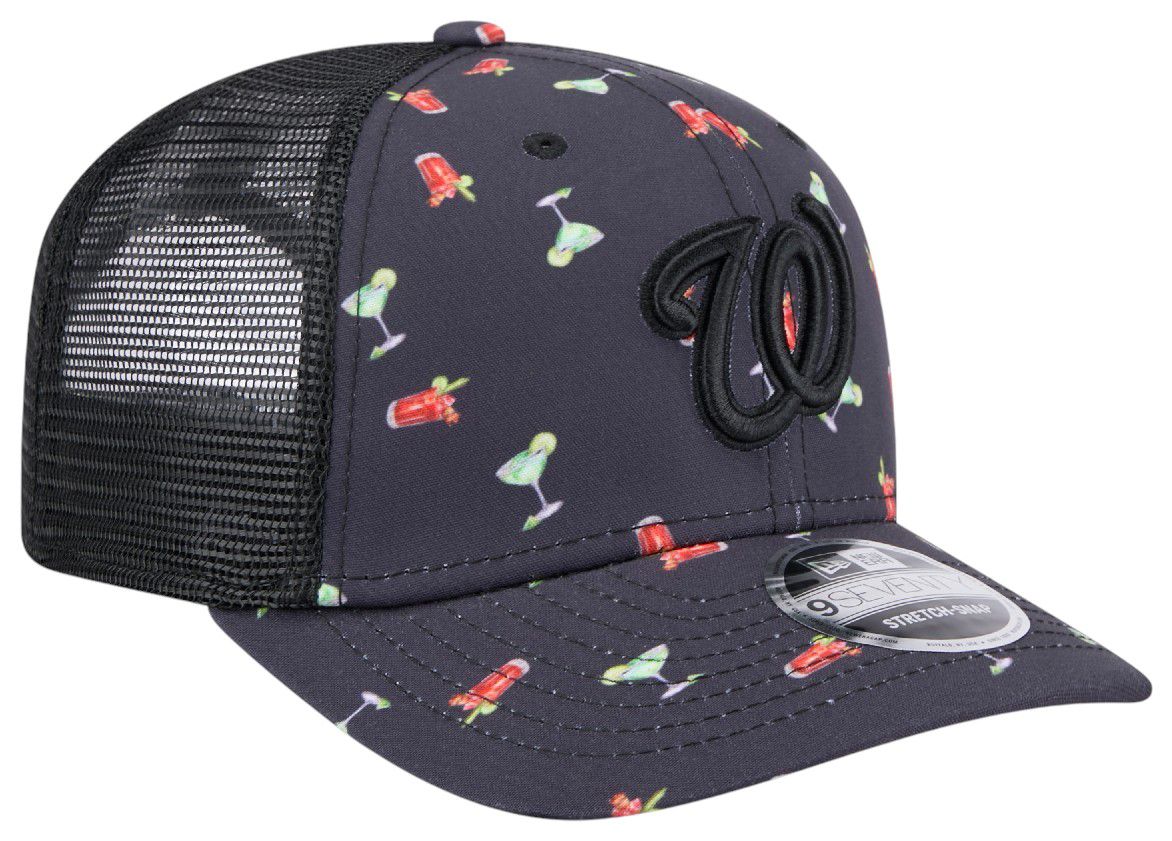 New Era Adult Washington Nationals Black Pattern 9Seventy Adjustable Hat product image