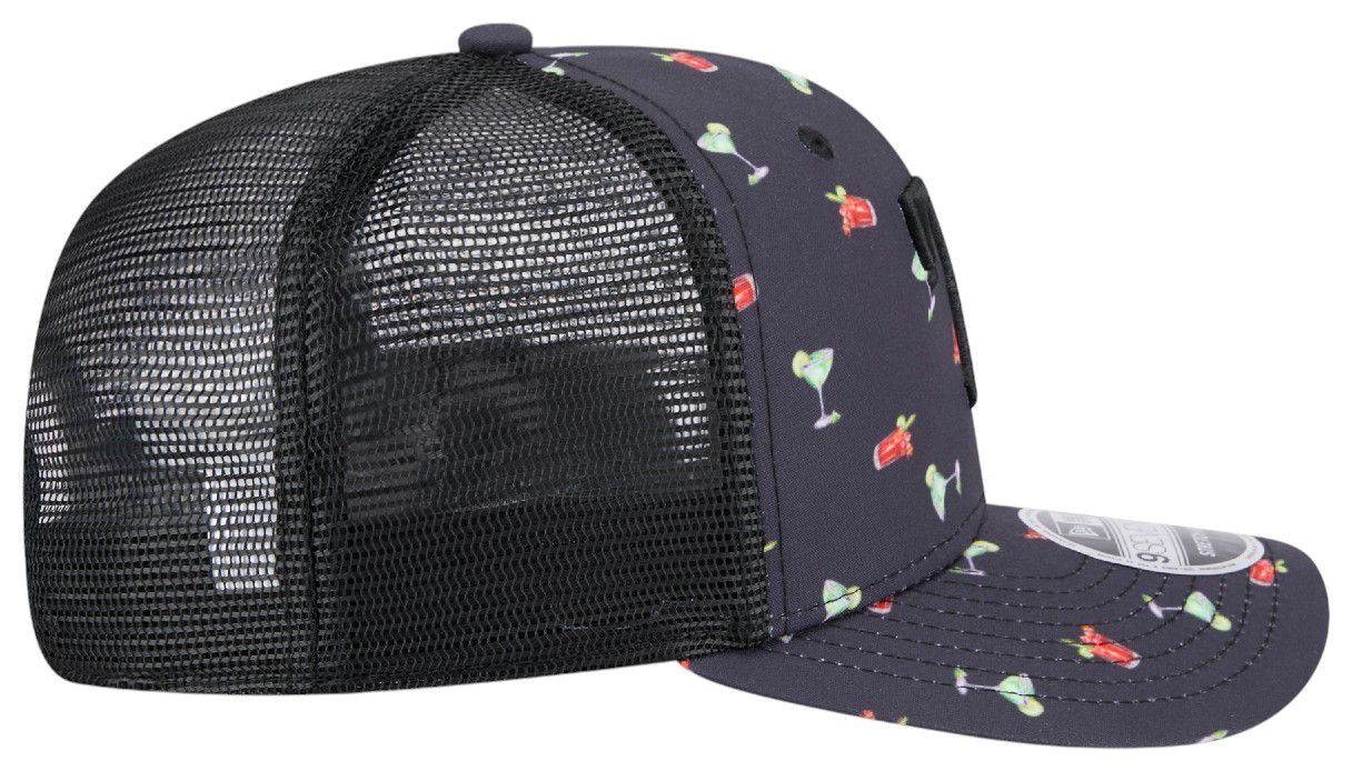 New Era Adult Texas Rangers Black Pattern 9Seventy Adjustable Hat product image