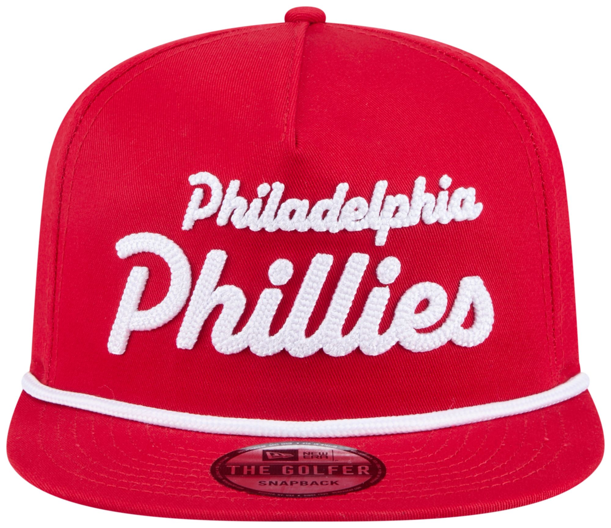 New Era Adult Philadelphia Phillies Red Team Text Golfer Adjustable Hat product image