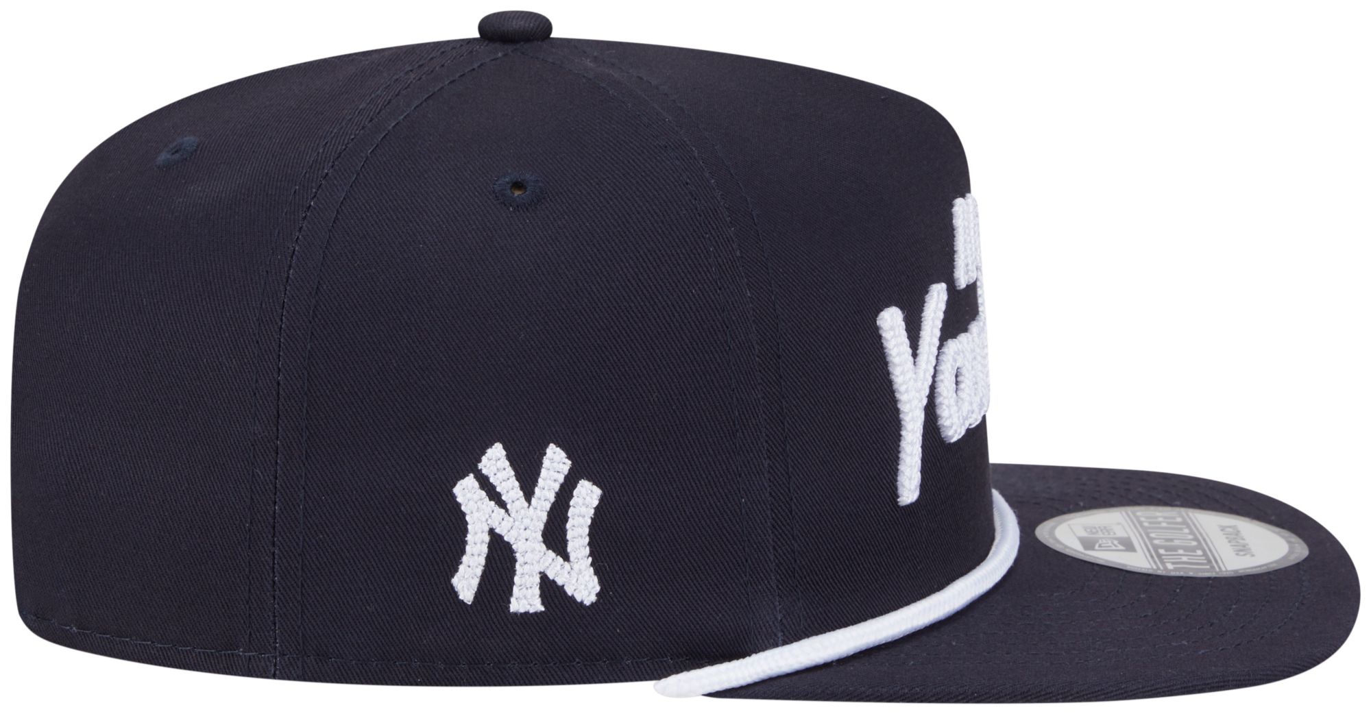 New Era Adult New York Yankees Navy Team Text Golfer Adjustable Hat product image