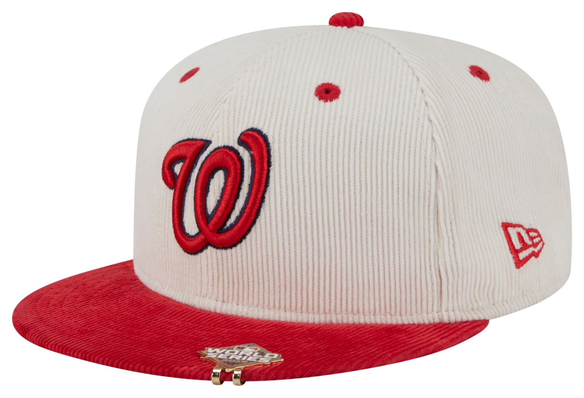 New Era Adult Washington Nationals Cream 2Tone Corduroy 59Fifty Fitted Hat product image