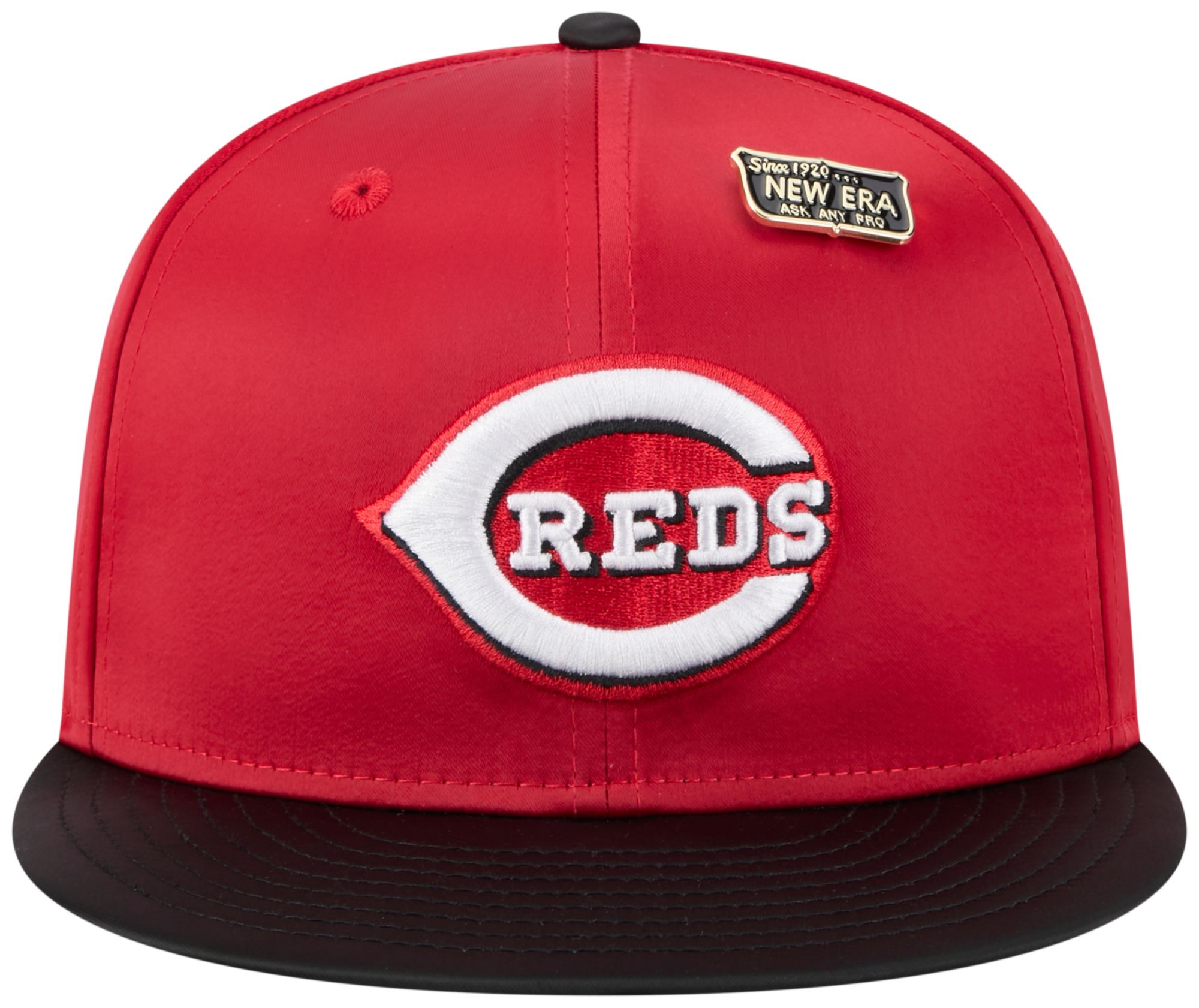 New Era Adult Cincinnati Reds Red Satin 59Fifty Fitted Hat product image