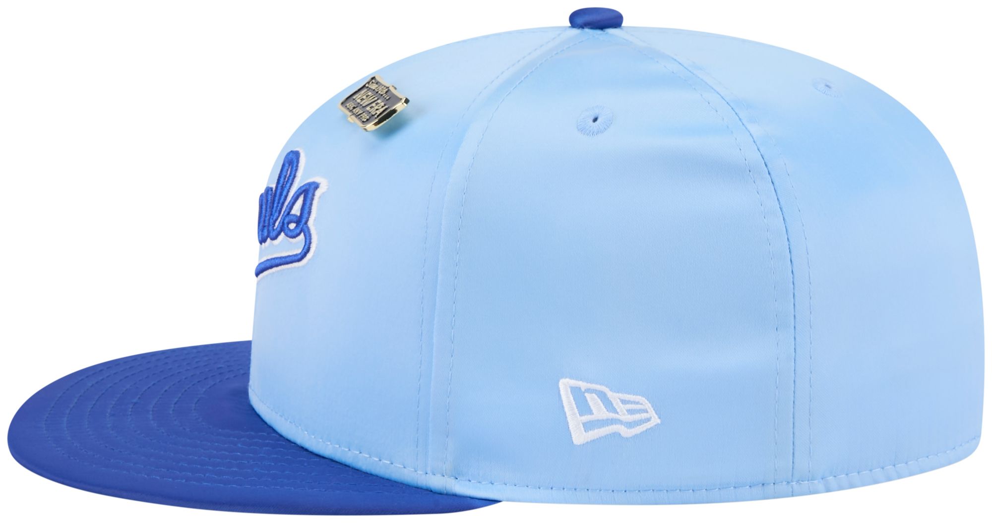 New Era Adult Kansas City Royals Light Blue Satin 59Fifty Fitted Hat product image