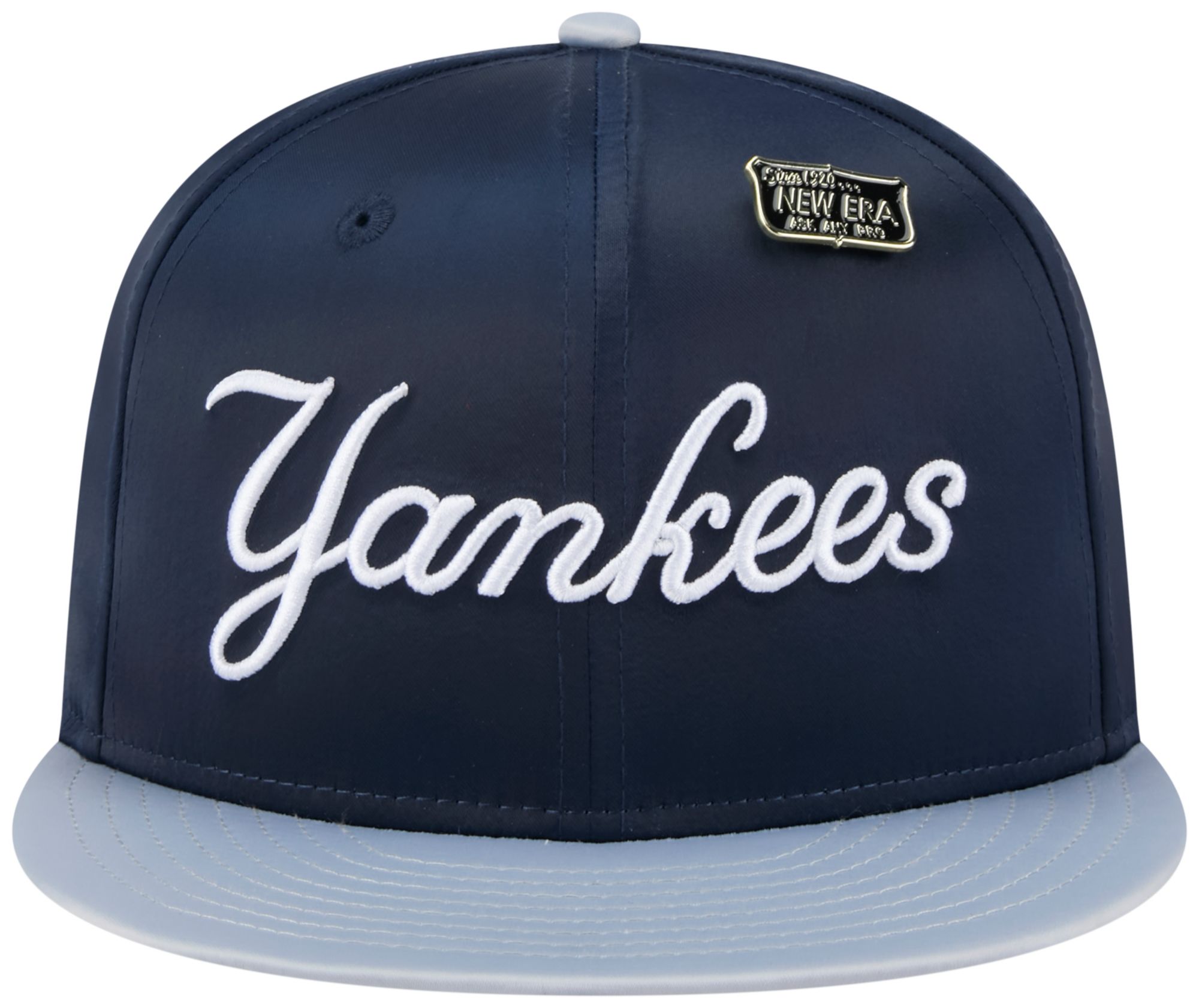 New Era Adult New York Yankees Navy Satin 59Fifty Fitted Hat product image
