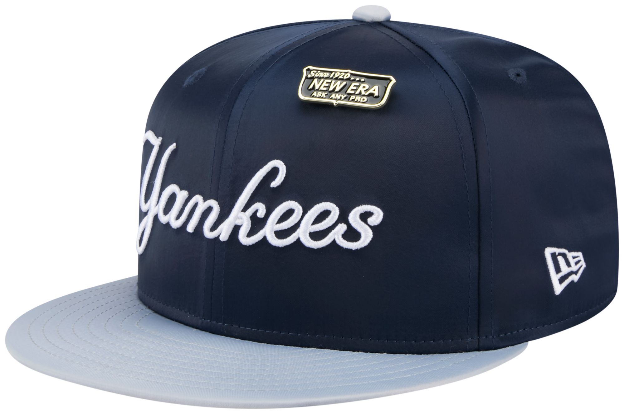 New Era Adult New York Yankees Navy Satin 59Fifty Fitted Hat product image