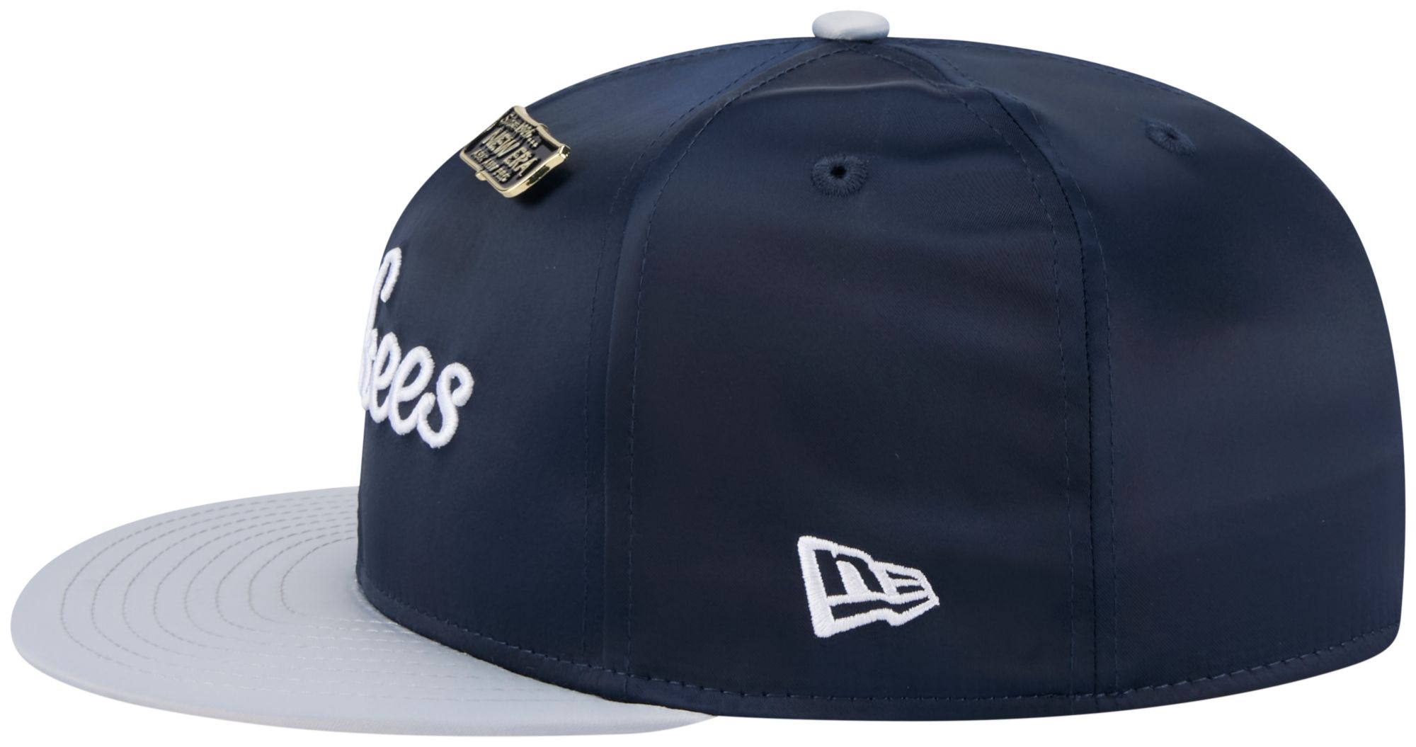 New Era Adult New York Yankees Navy Satin 59Fifty Fitted Hat product image