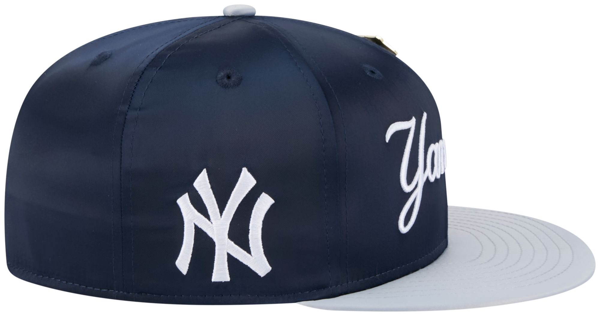 New Era Adult New York Yankees Navy Satin 59Fifty Fitted Hat product image
