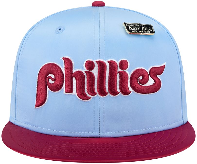 New Era Adult Philadelphia Phillies Light Blue Satin 59Fifty Fitted Hat product image