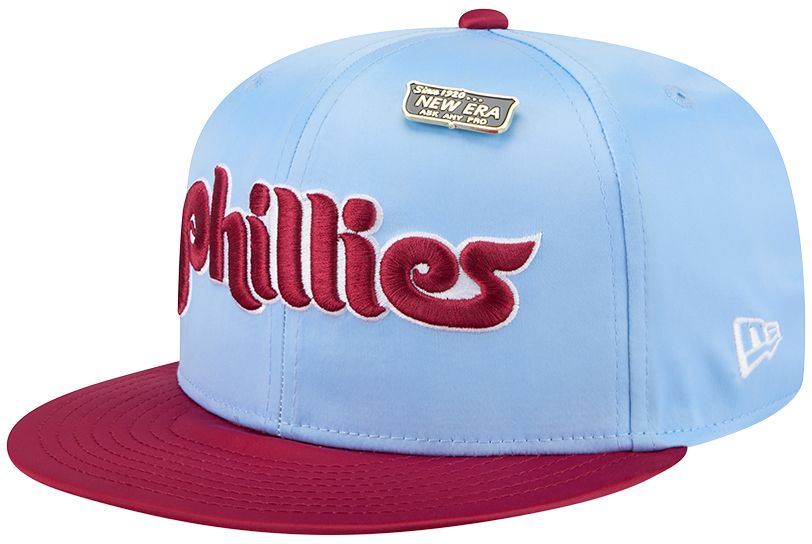 New Era Adult Philadelphia Phillies Light Blue Satin 59Fifty Fitted Hat product image