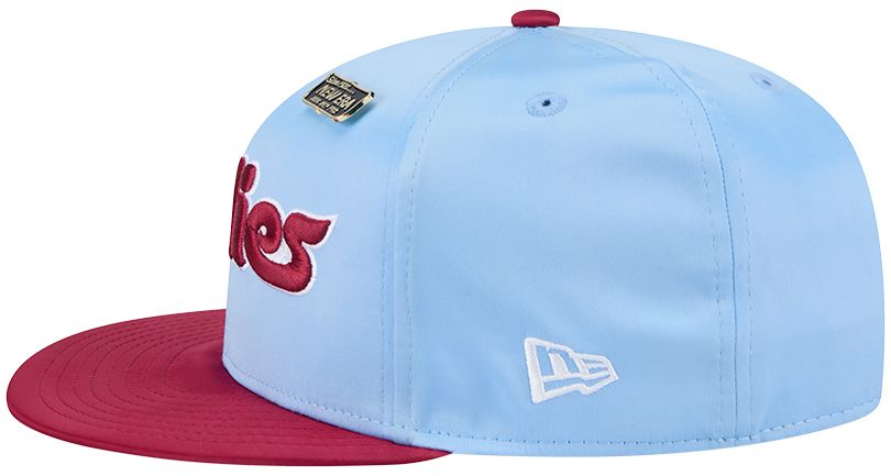 New Era Adult Philadelphia Phillies Light Blue Satin 59Fifty Fitted Hat product image