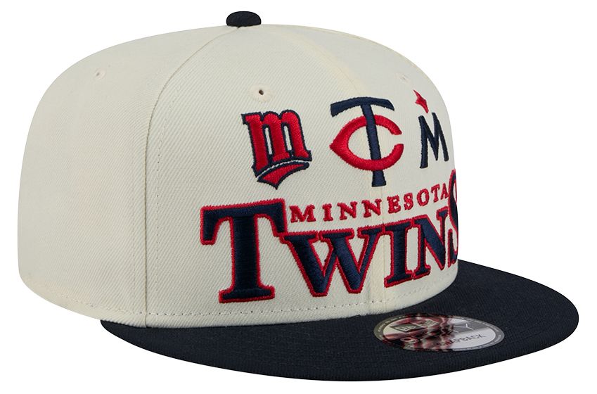 New Era Adult Minnesota Twins White Archive 9Fifty Adjustable Hat product image