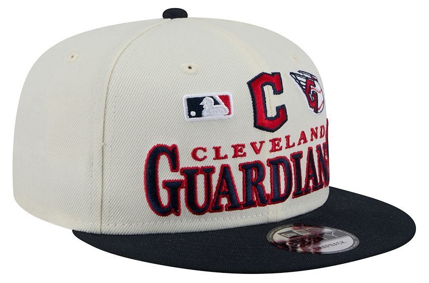 New Era Adult Cleveland Guardians White Archive 9Fifty Adjustable Hat product image