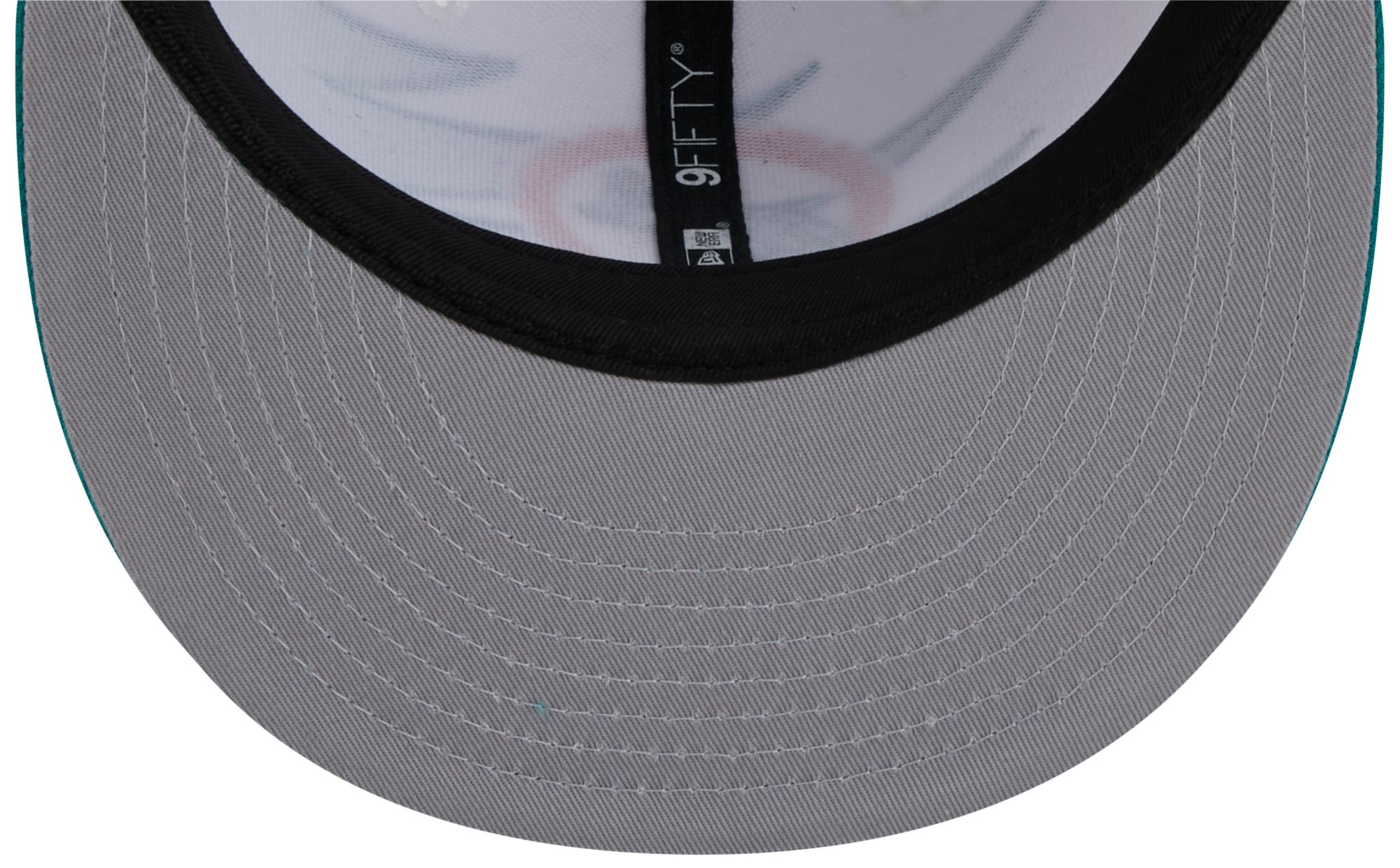 New Era Adult Miami Dolphins Aqua Zig Zag 9Fifty Adjustable Hat product image