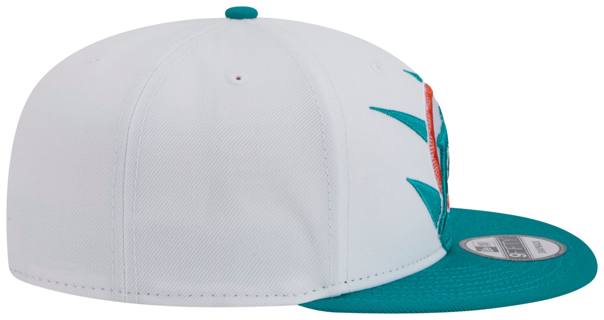 New Era Adult Miami Dolphins Aqua Zig Zag 9Fifty Adjustable Hat product image