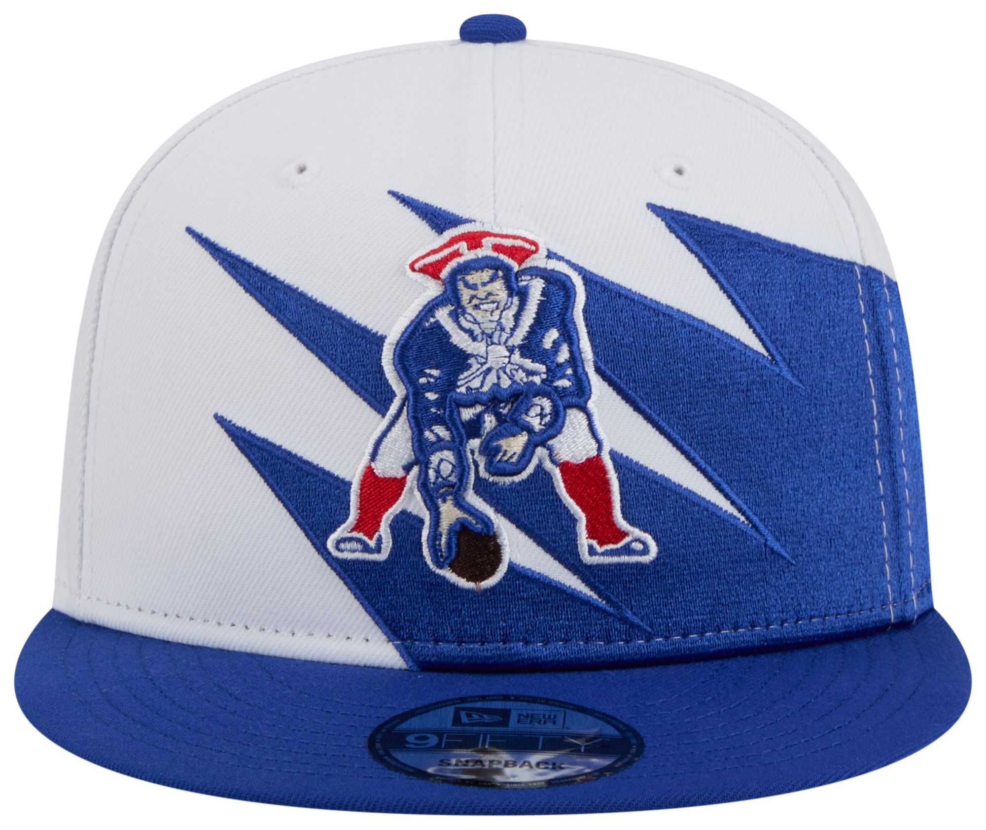 New Era Adult New England Patriots Navy Zig Zag 9Fifty Adjustable Hat product image