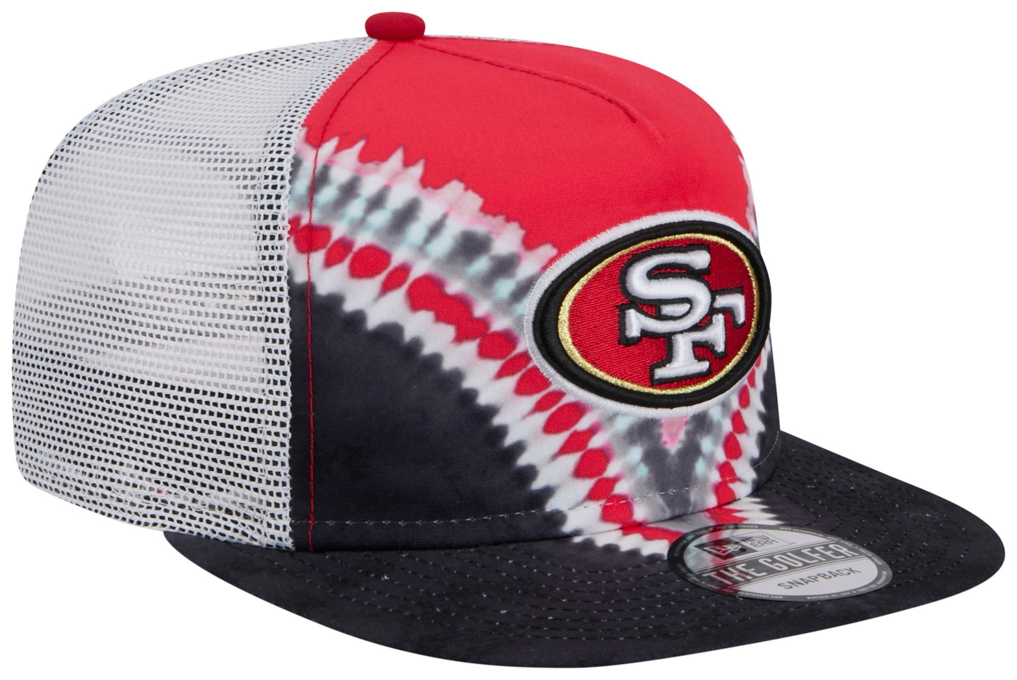 New Era Adult San Francisco 49ers Tie Dye Golfer Snapback Hat product image
