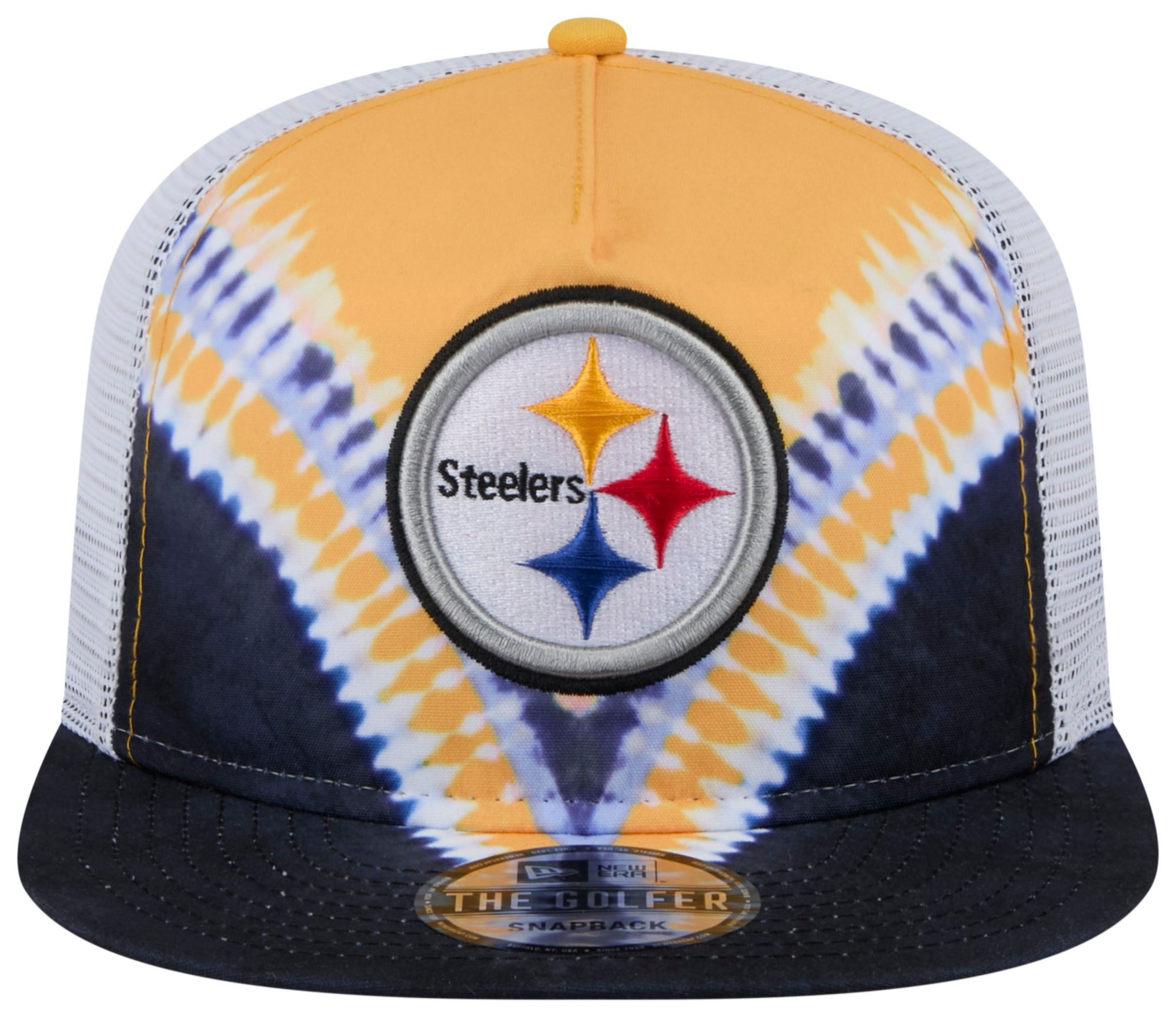 New Era Adult Pittsburgh Steelers Tie Dye Golfer Snapback Hat product image