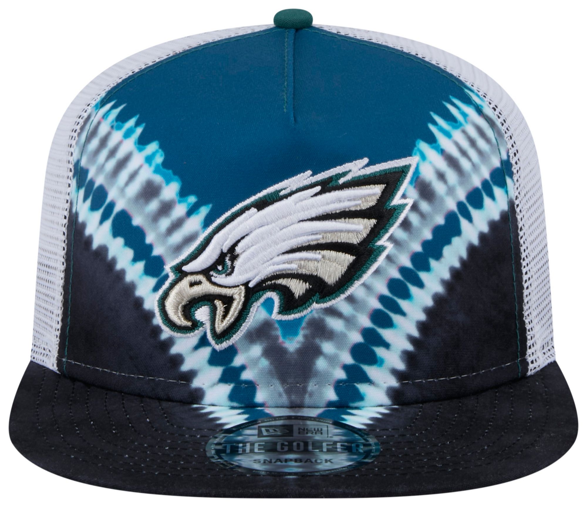 New Era Adult Philadelphia Eagles Tie Dye Golfer Snapback Hat product image