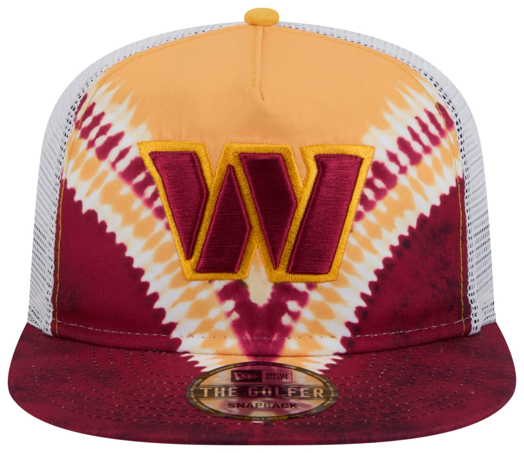 New Era Adult Washington Commanders Tie Dye Golfer Snapback Hat product image