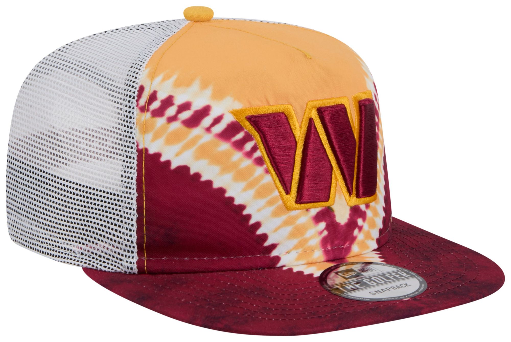 New Era Adult Washington Commanders Tie Dye Golfer Snapback Hat product image