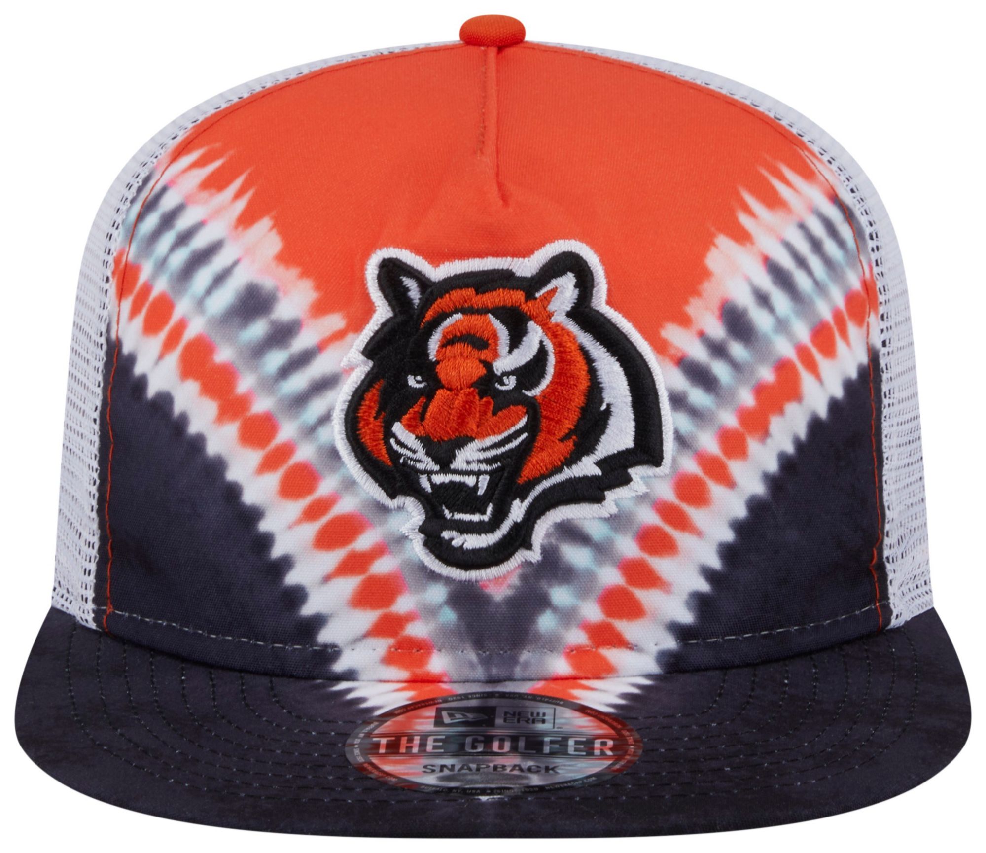 New Era Adult Cincinnati Bengals Tie Dye Golfer Snapback Hat product image