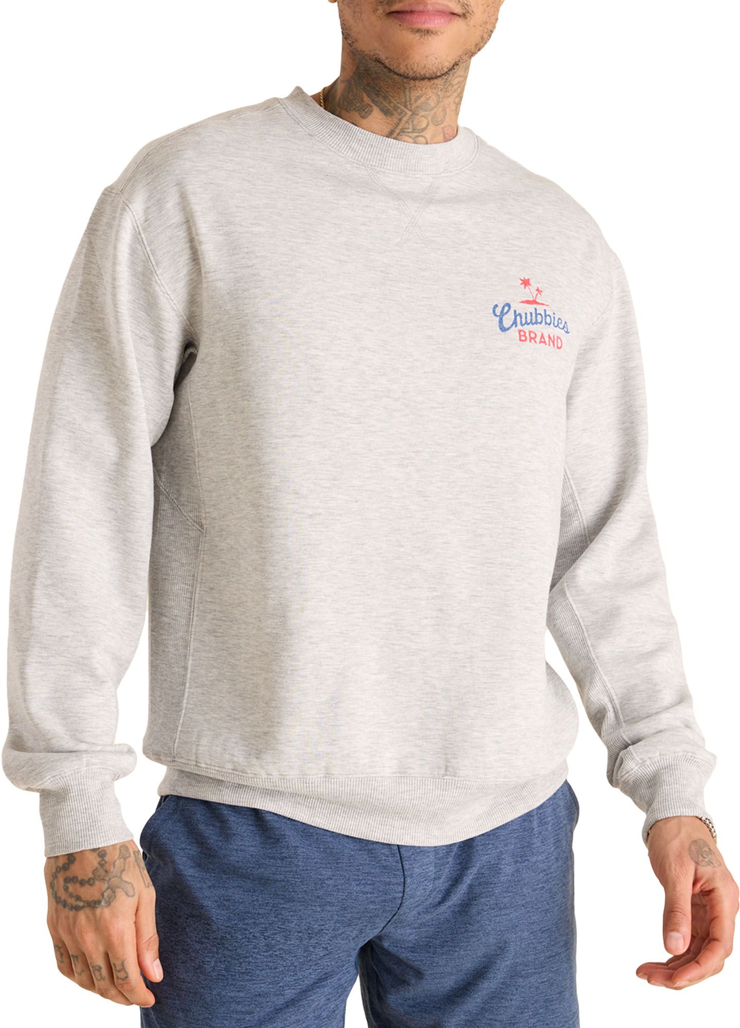 Chubbies Men's Soft Terry Crewneck Fleece product image