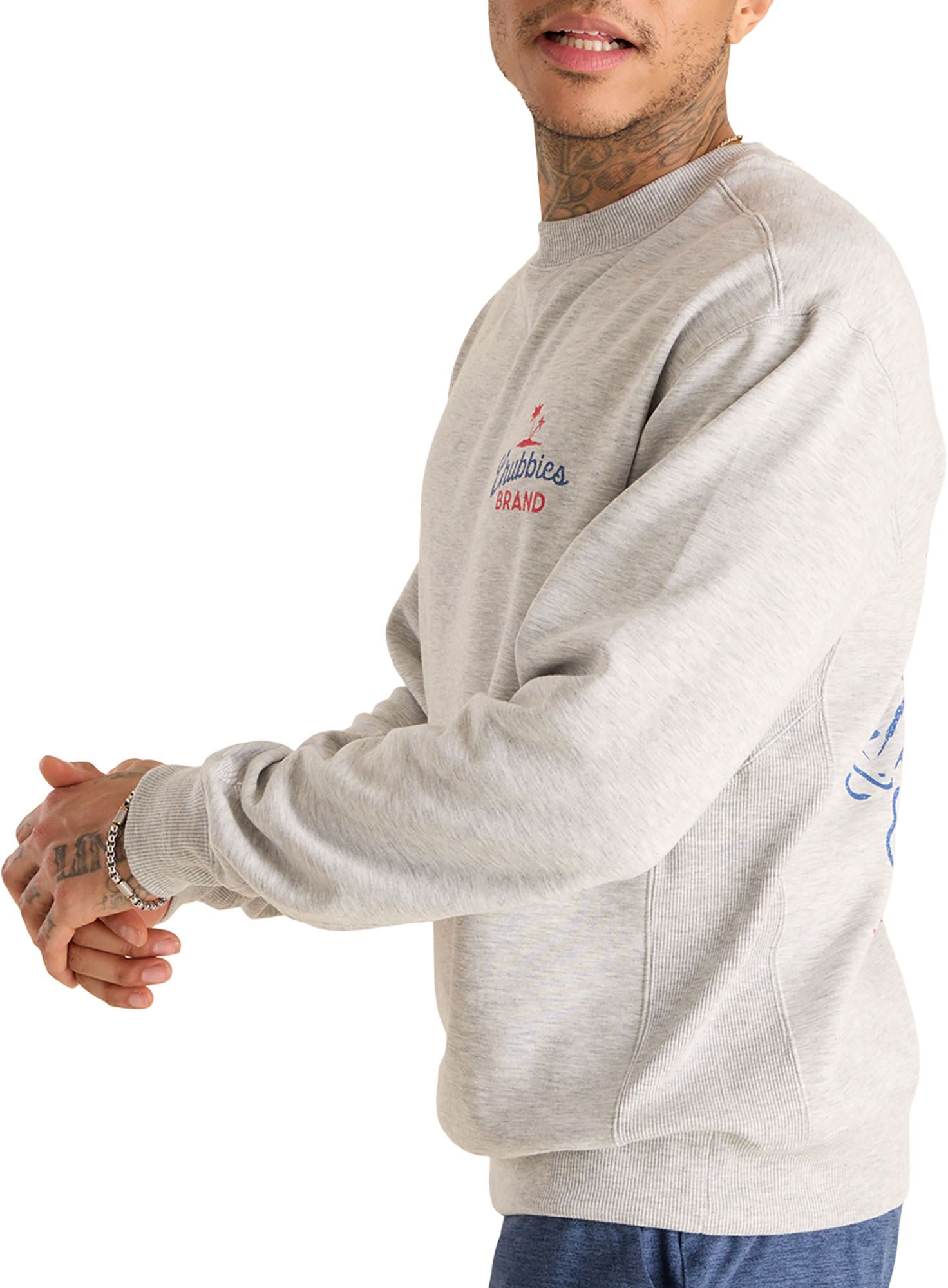 Chubbies Men's Soft Terry Crewneck Fleece product image