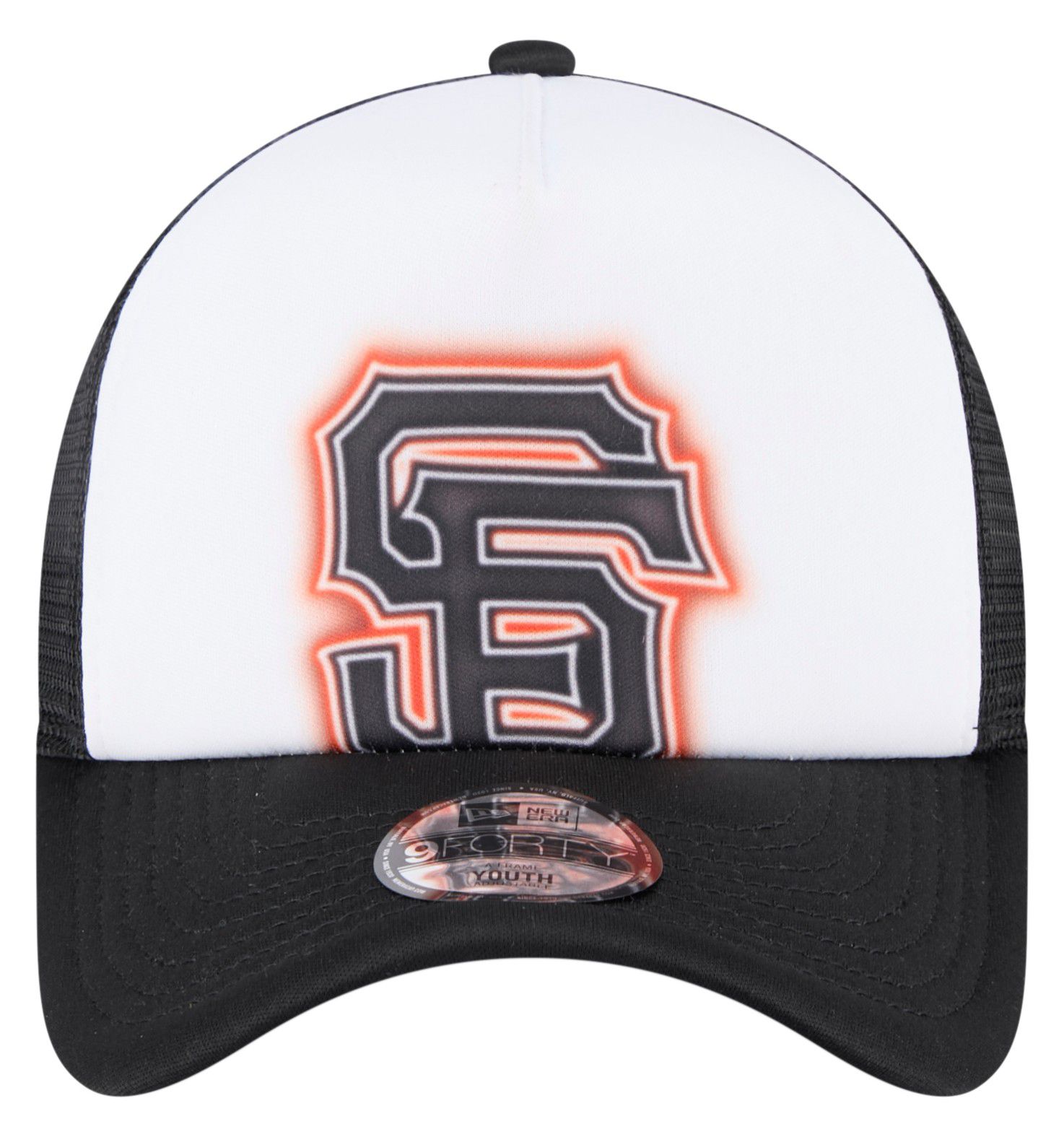 New Era Youth San Francisco Giants Black Painted 9Forty Adjustable Hat product image