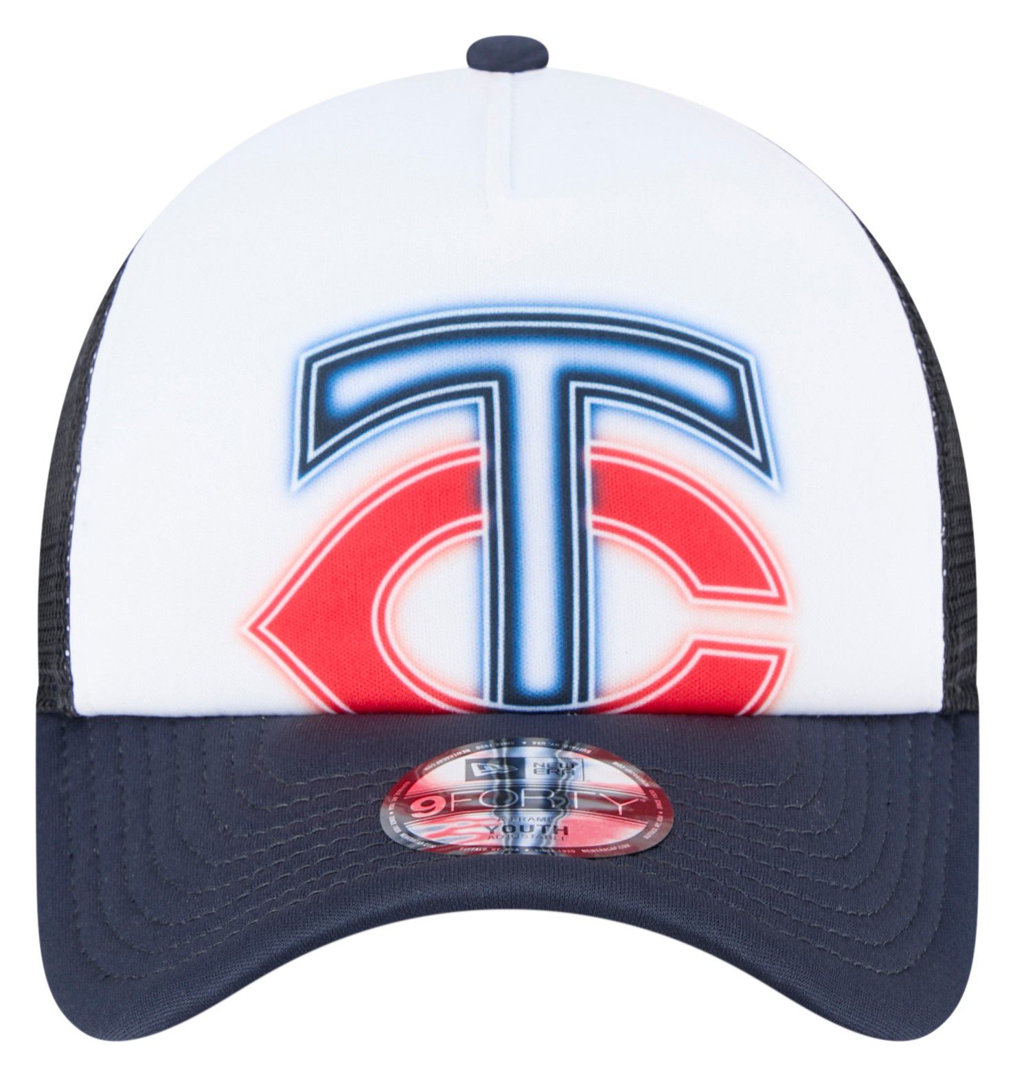 New Era Adult Minnesota Twins Black Painted 9Forty Adjustable Hat product image
