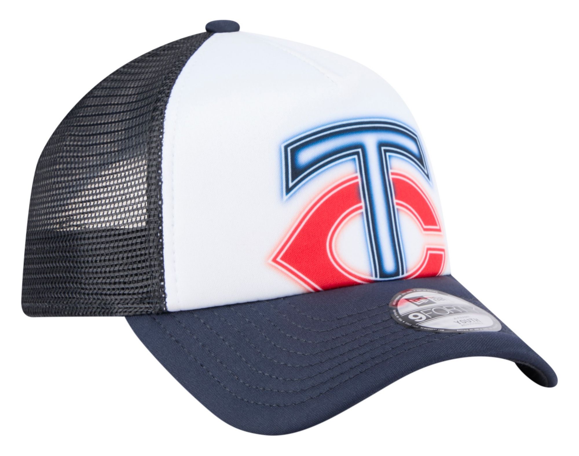 New Era Adult Minnesota Twins Black Painted 9Forty Adjustable Hat product image