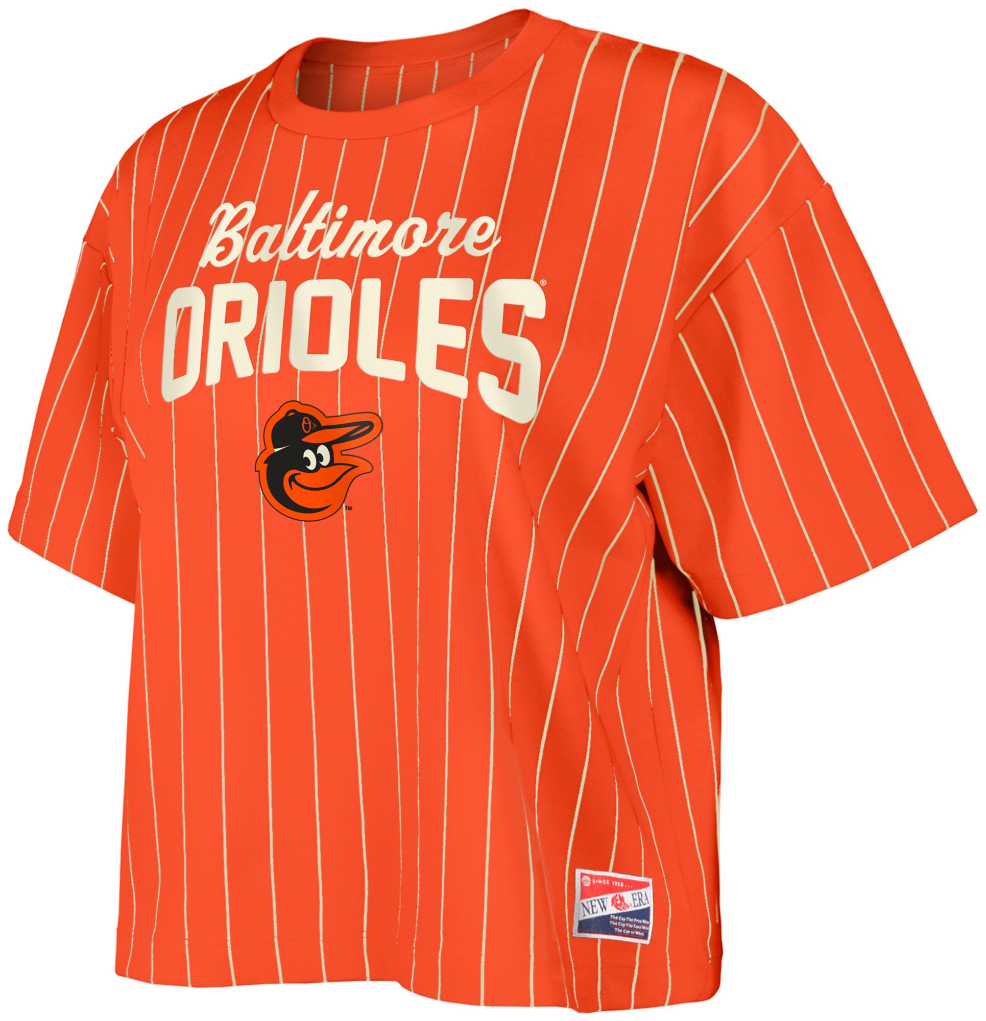 New Era Women's Baltimore Orioles Orange Throwback T-Shirt product image