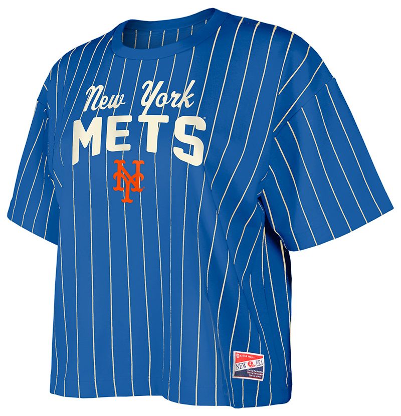 New Era Women's New York Mets Throwback Blue T-Shirt product image