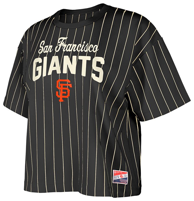 New Era Women's San Francisco Giants Throwback Black T-Shirt product image