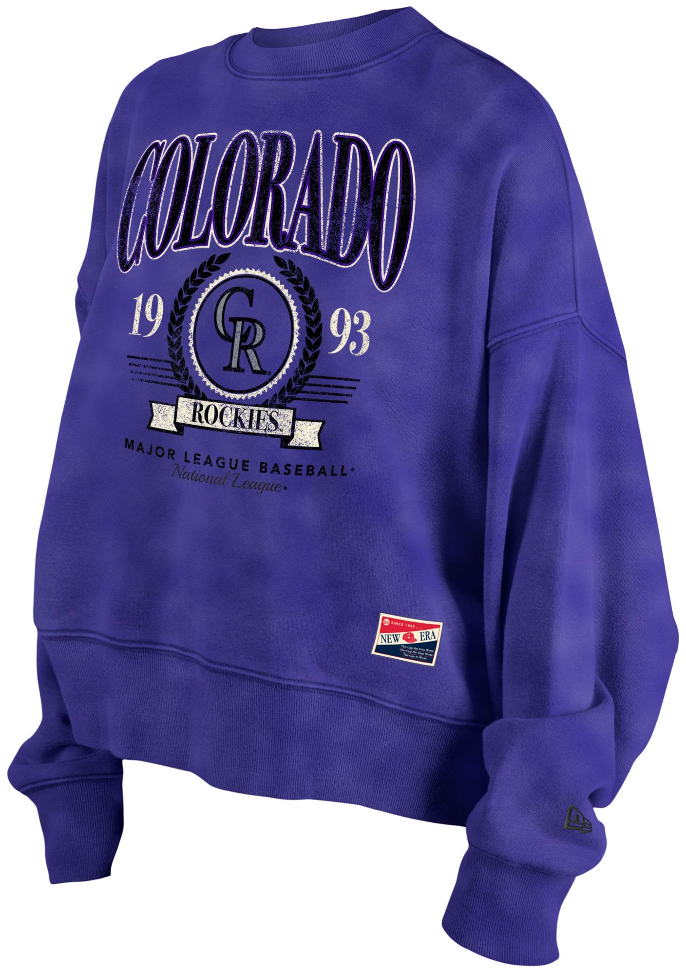New Era Women's Colorado Rockies Purple Throwback Sweatshirt product image