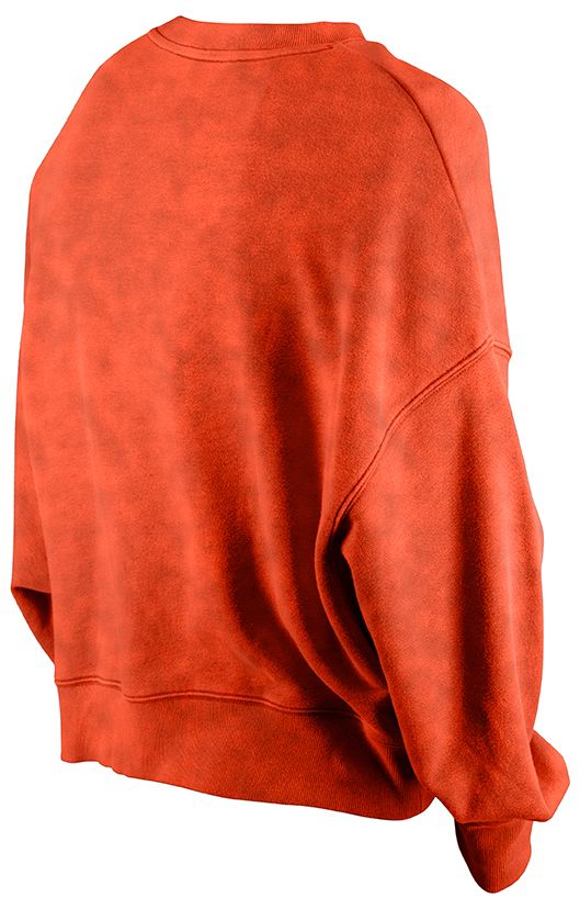 New Era Women's Baltimore Orioles Throwback Orange Sweatshirt product image