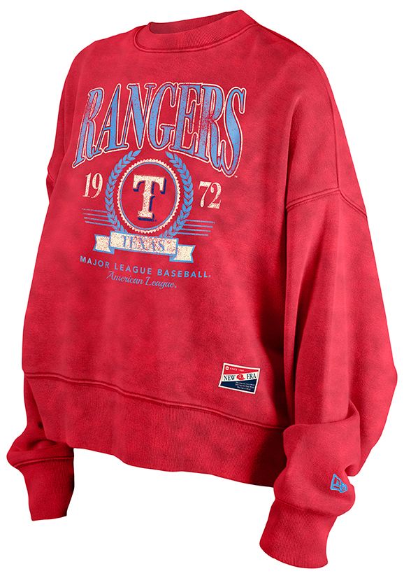 New Era Women's Texas Rangers Throwback Red Sweatshirt product image