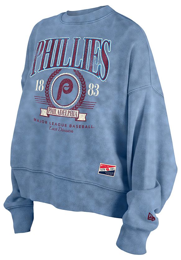 New Era Women's Philadelphia Phillies Throwback Blue Sweatshirt product image