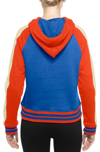 New Era Women's New York Mets Throwback Blue Pullover Hoodie product image