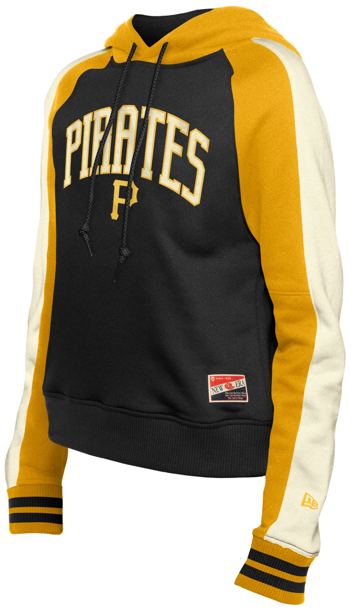 New Era Women's Pittsburgh Pirates Black Throwback Hoodie product image