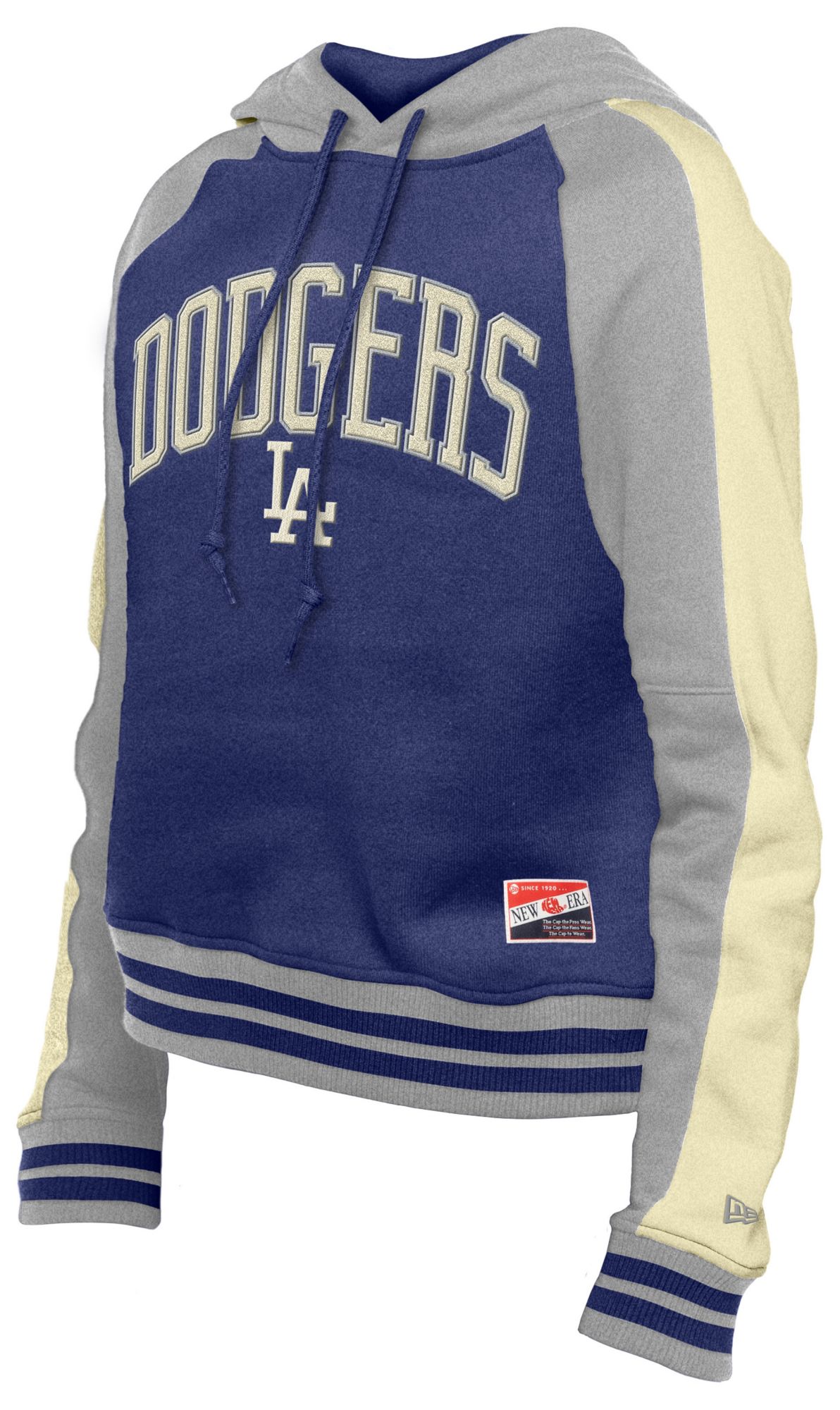 New Era Women's Los Angeles Dodgers Throwback Blue Pullover Hoodie product image